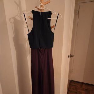 Jill Stuart colorblock gown